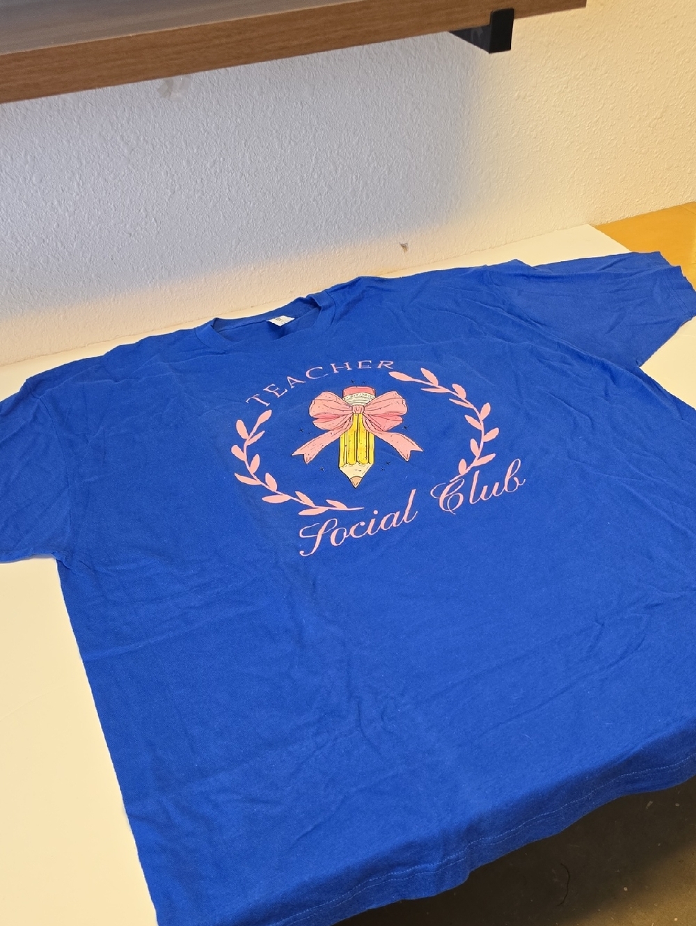 Tultex Royal Blue Crewneck Tee Custom Made